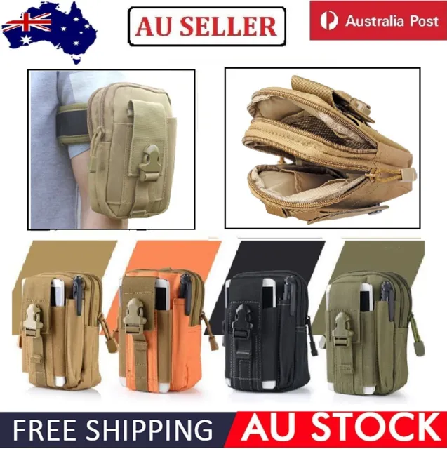 Tactical Pouch Belt Outdoor Waist Hiking Bag Pocket Camping Hunting Storage Bags