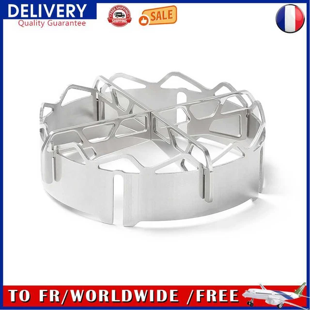 SOTO Gas Stove Windproof Ring with Rack Stainless Steel Hiking Picnic Windshield