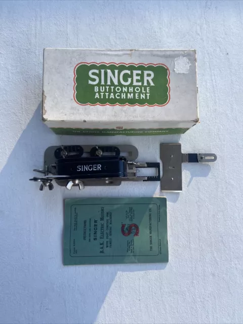 Singer vintage 1950s buttonhole attachment model 86662