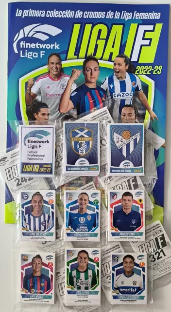 Liga F 2022-23 Full Set (365 Stickers) + Albúm . Full Set.