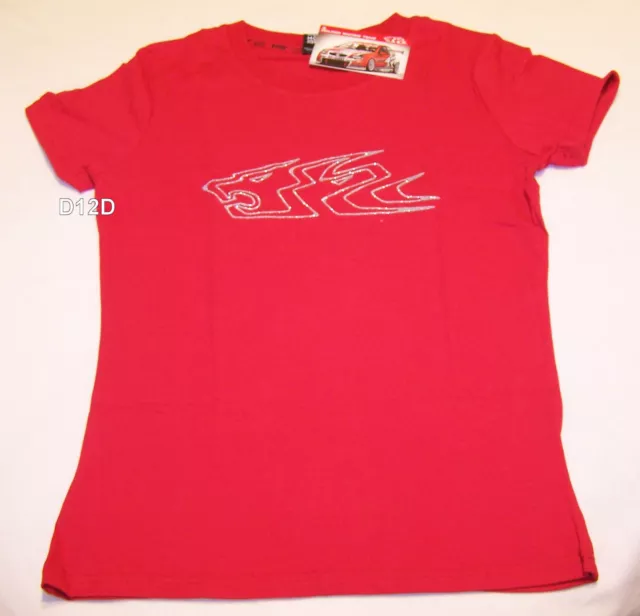 Holden Racing Team HRT 2009 Ladies Red Printed Short Sleeve T Shirt Size 8 New