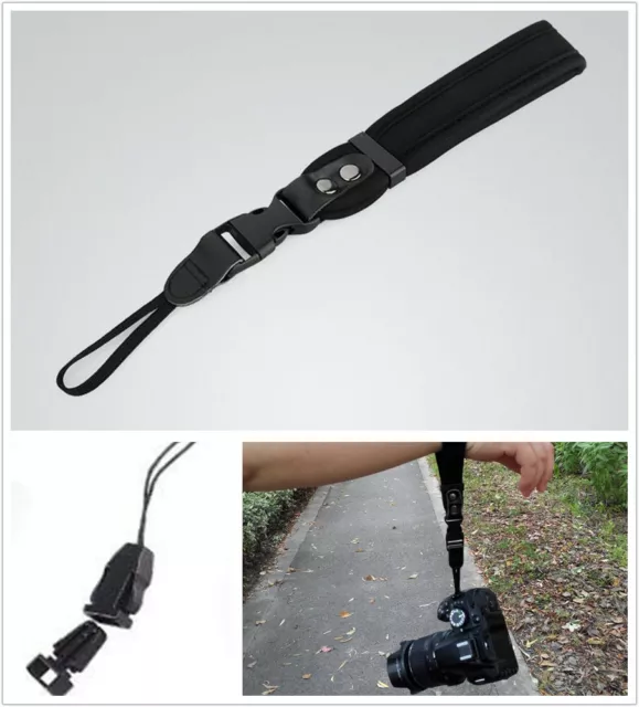 Portable Sponge Camera Hand Grip Wrist Band Strap Safety Strap For DSLR Cameras 2