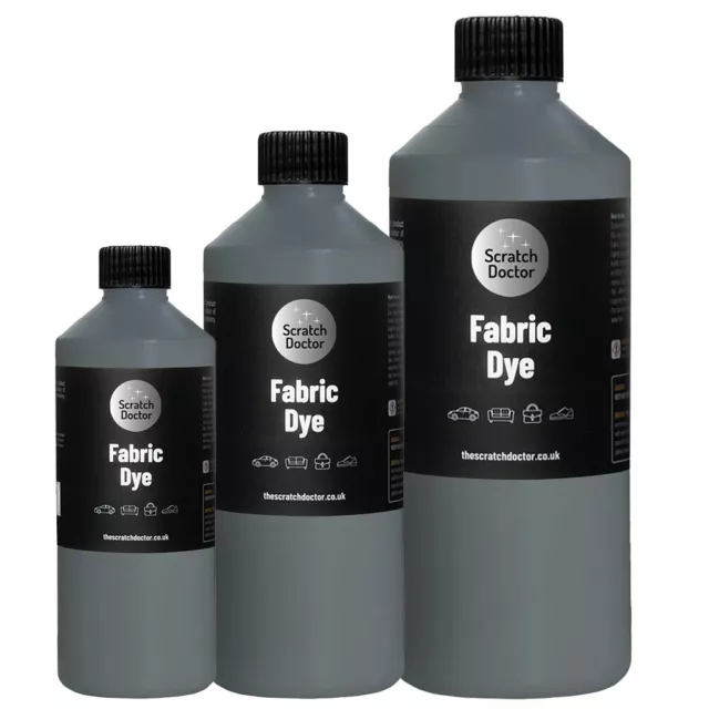 Grey Fabric Paint/Dye. For clothes, upholstery, furniture, car seats and more.