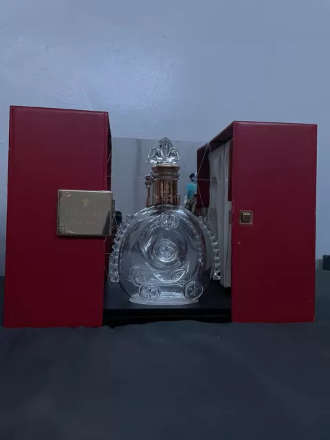 louis xiii empty bottle with carrying case