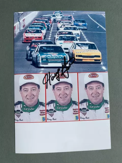 HARRY GANT  HOF Motorsports signed autograph 4x6 Photo