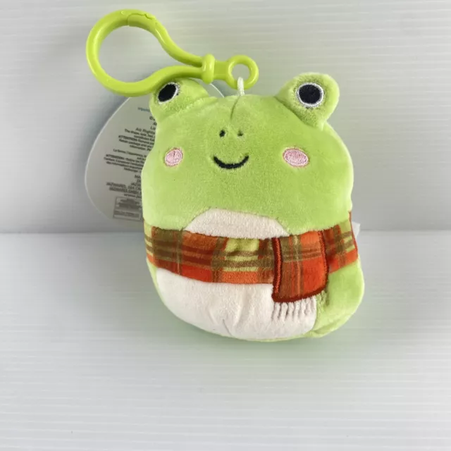 SQUISHMALLOWS 3.5 CLIP On Plush Wendy the Green Frog Scarf BNWT $10.00 -  PicClick AU