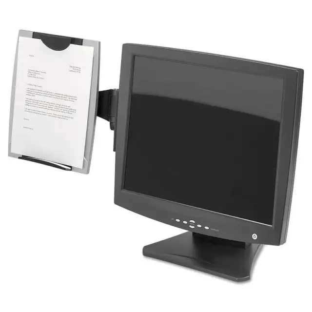Fellowes Office Suites Monitor Mount Copyholder, Plastic, Holds 150 Sheets, Blac