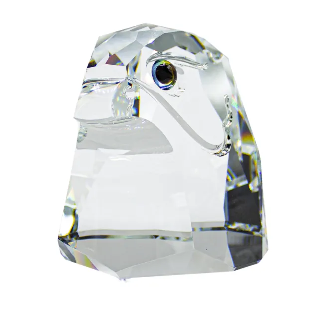 Swarovski Crystal Figurine, Giant Falcon Head, (010064) 4" MIB