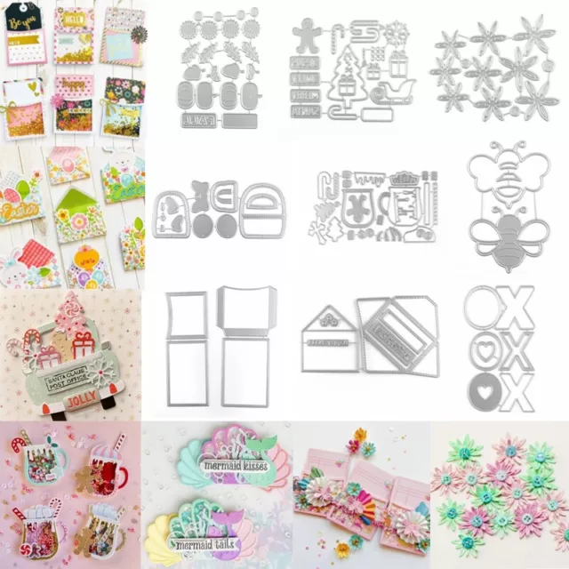 Christmas Animals Flowers Metal Cutting Dies For DIY Scrapbooking Embossing Card