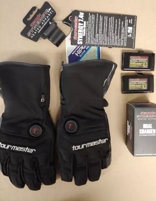 New - Tourmaster Synergy 7.4V Heated Glove - Size Men' S Small