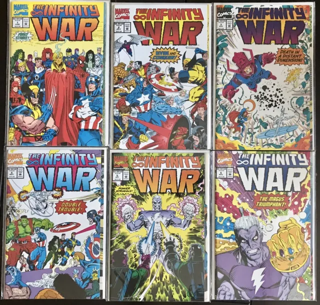 The Infinity War #1-6 (Marvel 1992) Thanos Warlock Magus