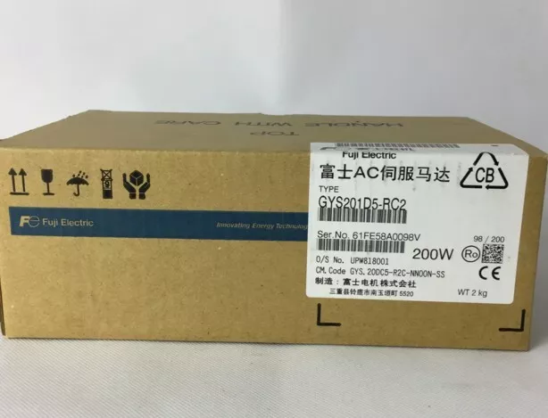 New Original Fuji Ac Servo Motor Gys201D5-Rc2 Expedited Shipping /