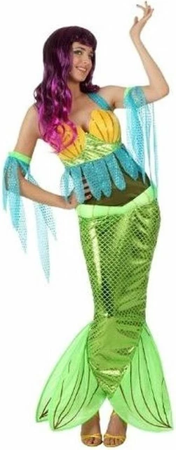 COSTUME DONNA CARNEVALE Principessa Ariel Sirenetta Sirena EUR 40,00 -  PicClick IT