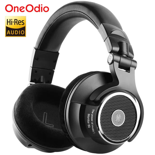 Oneodio Monitor 80 Wired Headphone Stereo Over Ear Headset Earphone Microphone