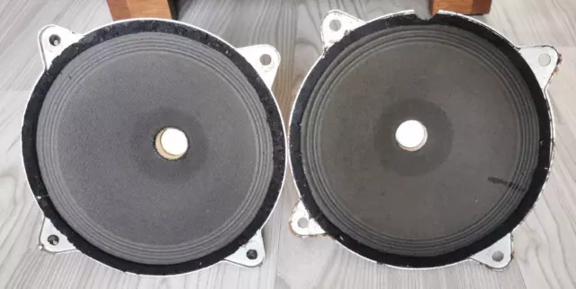 Pair phenolic AlNiCo speaker 8" 20cm Full Range for KLANGFILM project