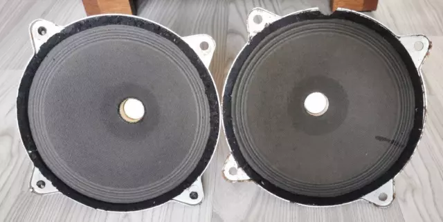 Pair phenolic AlNiCo speaker 8" 20cm Full Range for KLANGFILM project Pair phenolic AlNiCo speaker 8" 20cm Full Range for KLANGFILM project