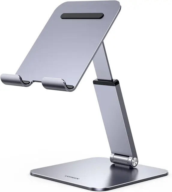 Support Ordinateur Portable Vertical 2 en 1 Support PC Portable Bureau  Réglable en Aluminium Laptop Stand Compatible avec MacBook Pro Air MateBook  Chromebook Notebook iPad Mini