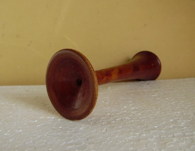 Vintage Wood STETHOSCOPE EAR TRUMPET Medical Monaural Doctor Tool 3