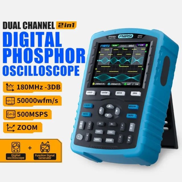 DPOX180H 500MSPS Oscilloscopio e Generatore di segnali digitali per riparazioni auto