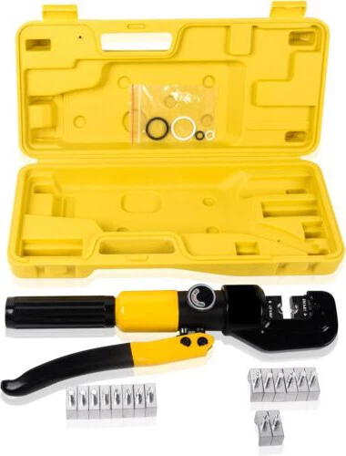 6 Ton Hydraulische Crimpzange Presszange Kabelschuhe Zange 4-70 mm² mit Koffer e
