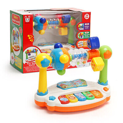Musical Toy Light Sound Educational Developmental Piano Tambourine Baby Gift