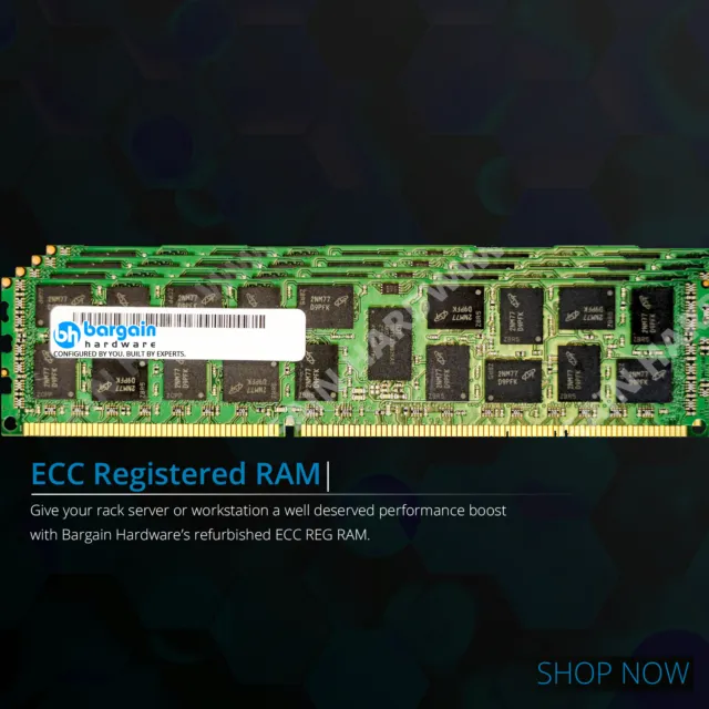 Dell R720xd DDR3 ECC Server RAM: Up to 1866MHz 8GB Memory 64GB - 192GB Lot