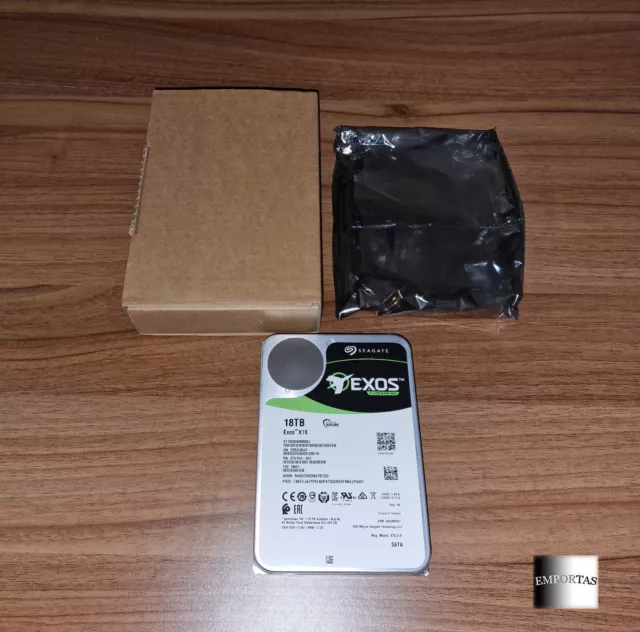 Seagate Exos X18 18TB SATA III 3,5 Zoll Festplatte (ST18000NM000J) **Wie Neu!**