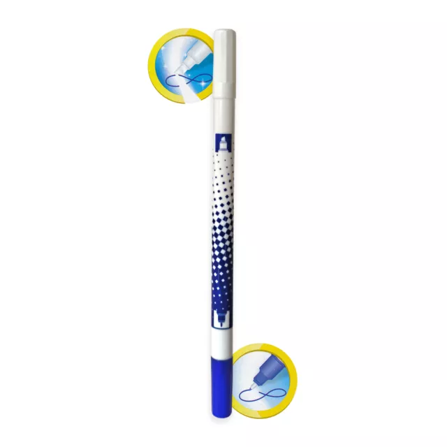 Tintenlöscher 2 Spitzen Tintenkiller Löschstift mit Keilspitze und Überschreiber