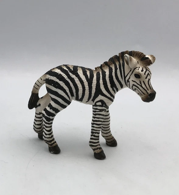 Schleich Baby ZEBRA FOAL Retired 2008 Animal Figure 14393
