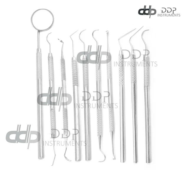 DENTAL EXPLORER CALCULUS Diagnostic Sickle Probe Endodontic Plaque