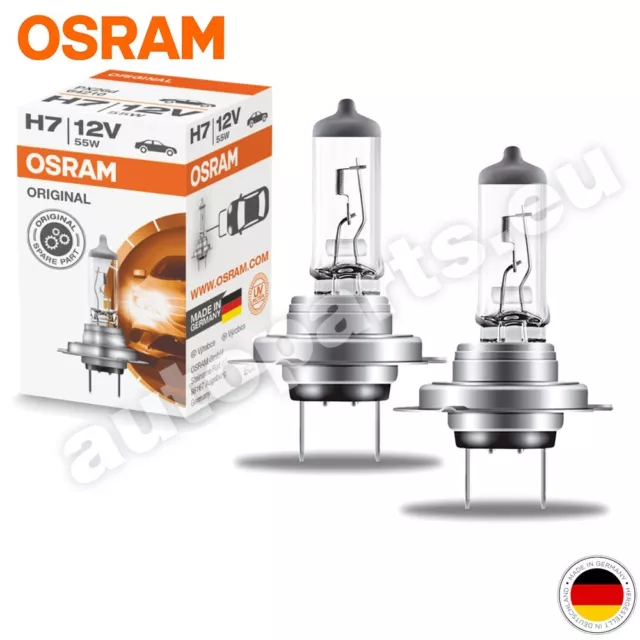 Paire Lampes Osram H7 Classic Remplacement Compatible pour Volkswagen Golf IV (4