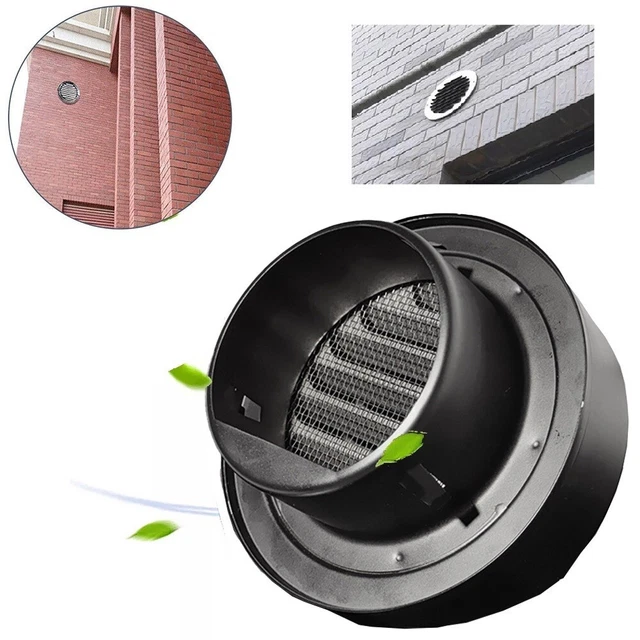 GRIGLIA DI VENTILAZIONE 100 mm con resistenza agli agenti atmosferici e
