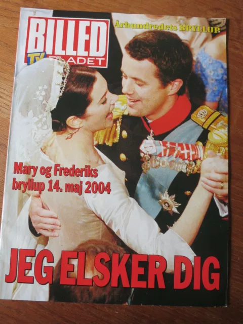 Danish Magazin ROYAL Wedding Princess MARY Prince FREDERIK Denmark Margrethe AA7