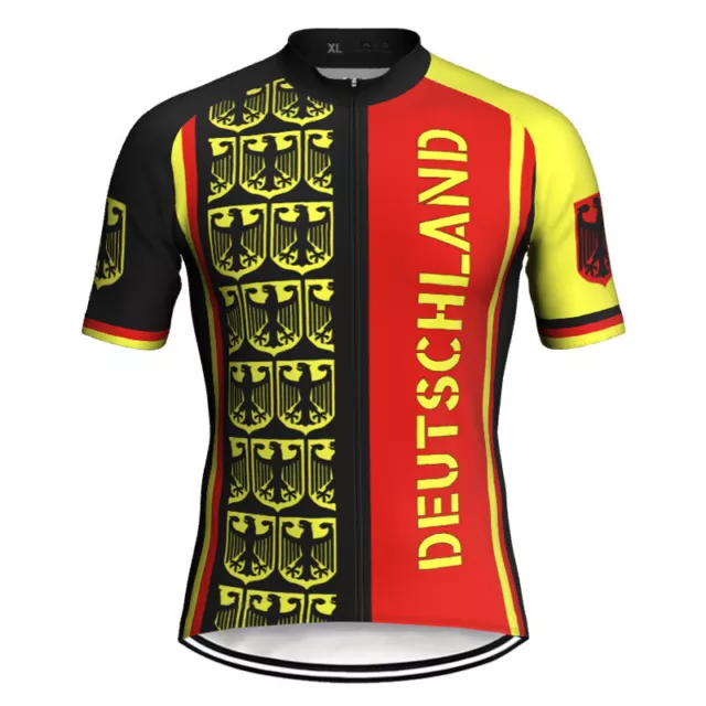 Deutschland Cycling Jersey Bicycle Jacket Bike Germany MTB Shirt Sports Clothing