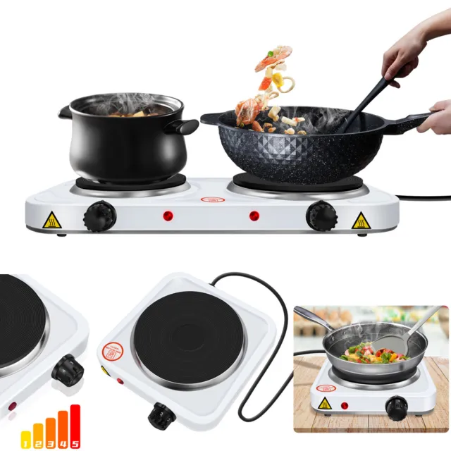 UTEN Hot Plate Hob 1/2KW Electric Portable Table Top Cooker Kitchen Burner  Stove