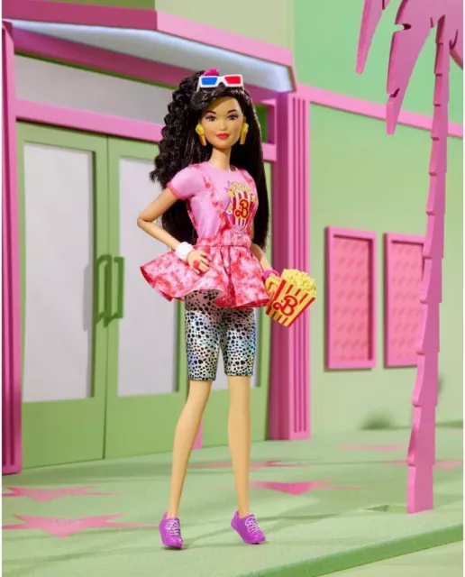 Barbie Doll, Black Hair, 80s-Inspired Movie Night, Barbie Rewind Series, Nostalg 3