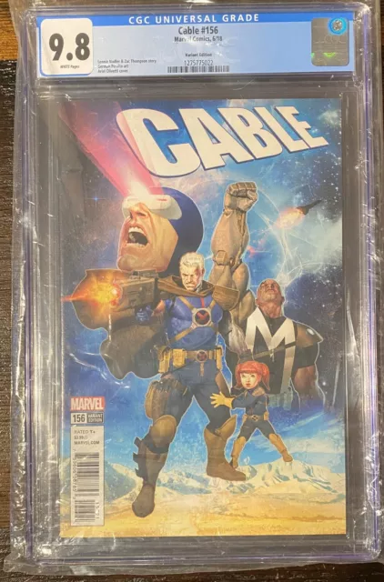 Cable #156 1:25 Ariel Olivetti Variant Retailer Incentive Marvel Comics Cgc 9.8