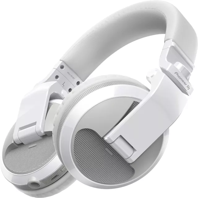 Auriculares sobre la oreja Pioneer HDJ-X5BT-W para DJ con funcionalidad Bluetooth - blancos