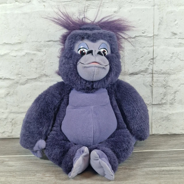 DISNEY TALKING TERK Tarzan Monkey Plush Toy 1998 Vintage Mattel Working