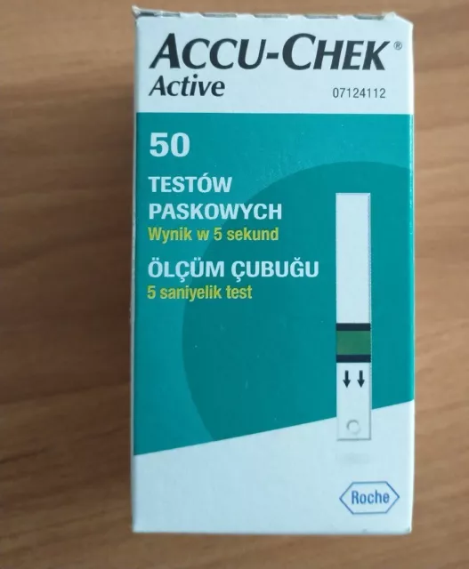 Accu-Chek Aktivglukose Teststreifen - 50er Pack.