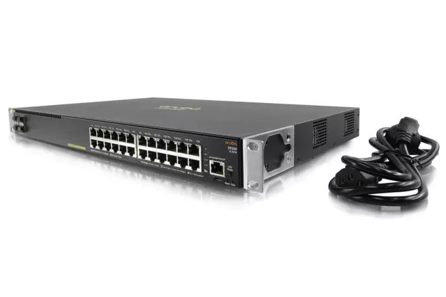HPE Aruba 2930f JL261A | Switch 24G PoE+ 4SFP | 1.000 Mbps | 370 W PoE+ | Rack