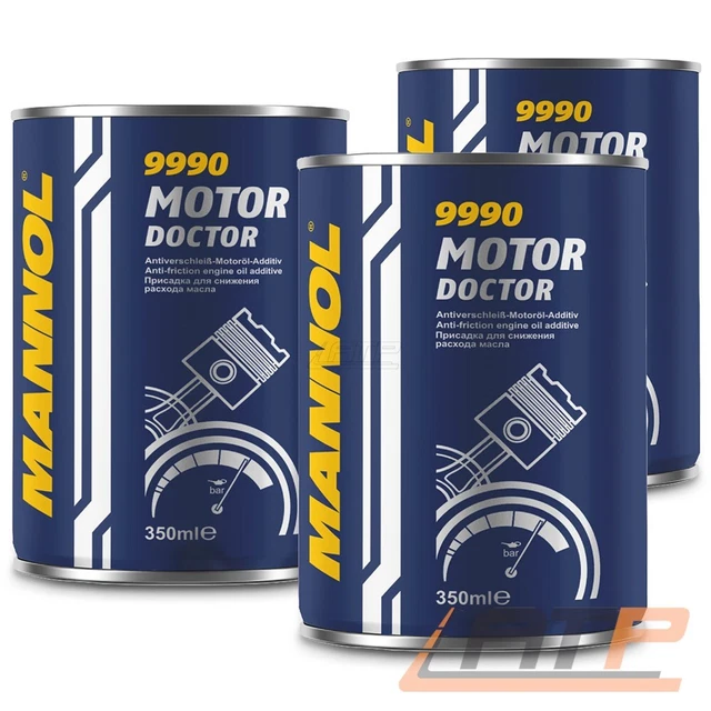 MANNOL 3x 350ml MOTORE DOCTOR ADDITIVO OLIO MOTORE ANTIATTRITO