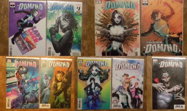 Domino Marvel Issues #1-8 Lot Of 9 Single Graphic Comics Mint Condition