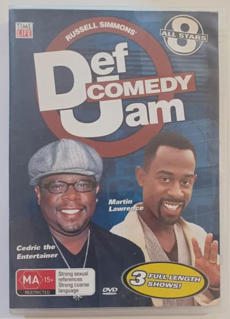 Def Comedy Jam All Stars : Vol 8 (DVD, 2006) VGC Region 4 Free Postage
