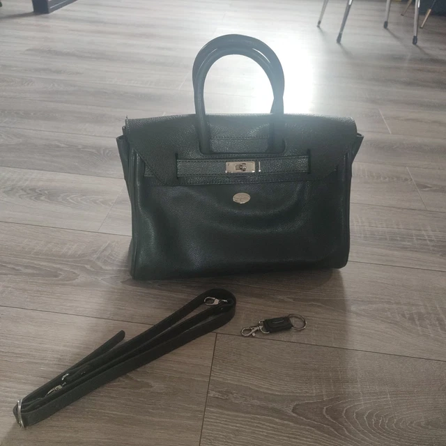 Sac Bandoulière Mac Douglas PYLA ROMY - Violet Cuir - Taille Moyenne - Neuf Sans étiquette