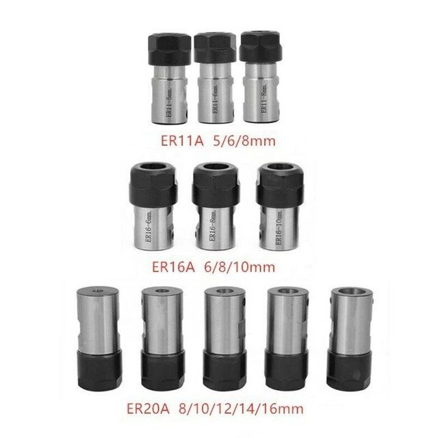 ER Straight Rod Collet with Extended Handle for CNC Tools and Precision