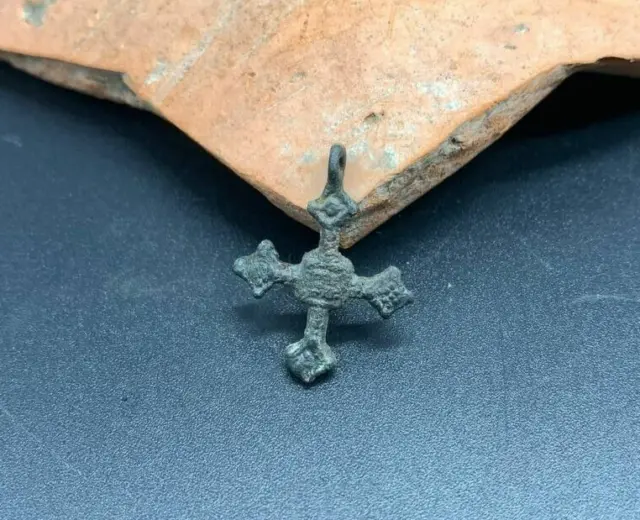 Bronze Cross of Kievan Rus Vikings 9-14th century AD