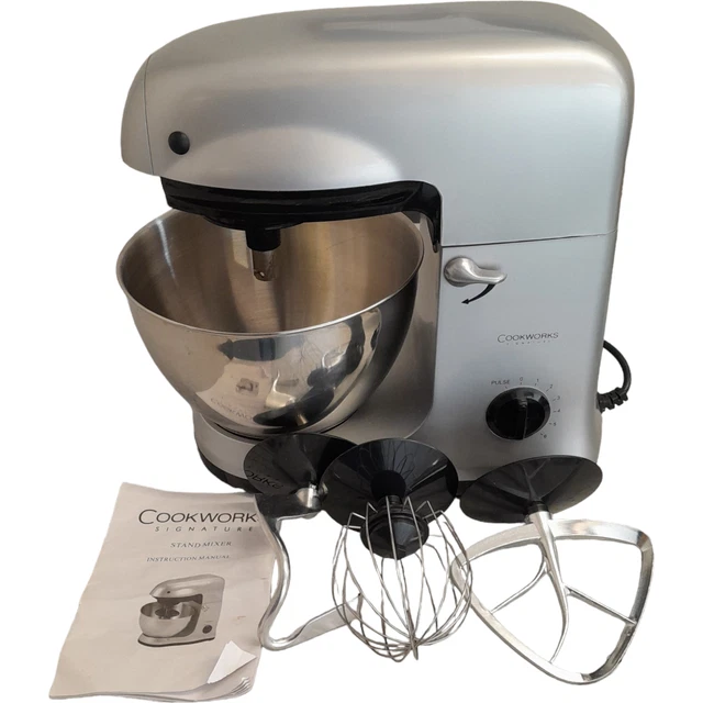 COOKWORKS SIGNATURE STAND Mixer Working But Motor Smells £9.99
