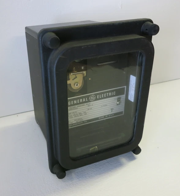 GE 12NBV11A1A Voltage Unbalance Relay Type NBV 120V 60 Hz 3PH General Electric