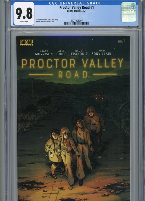 Proctor Valley Road #1 Mt 9.8 Cgc White Pages Morrison Story Franquiz Cover Art